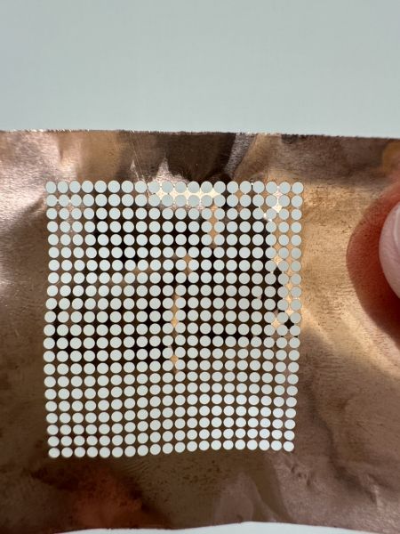 Waterjet Laser Copper Foil Drilling